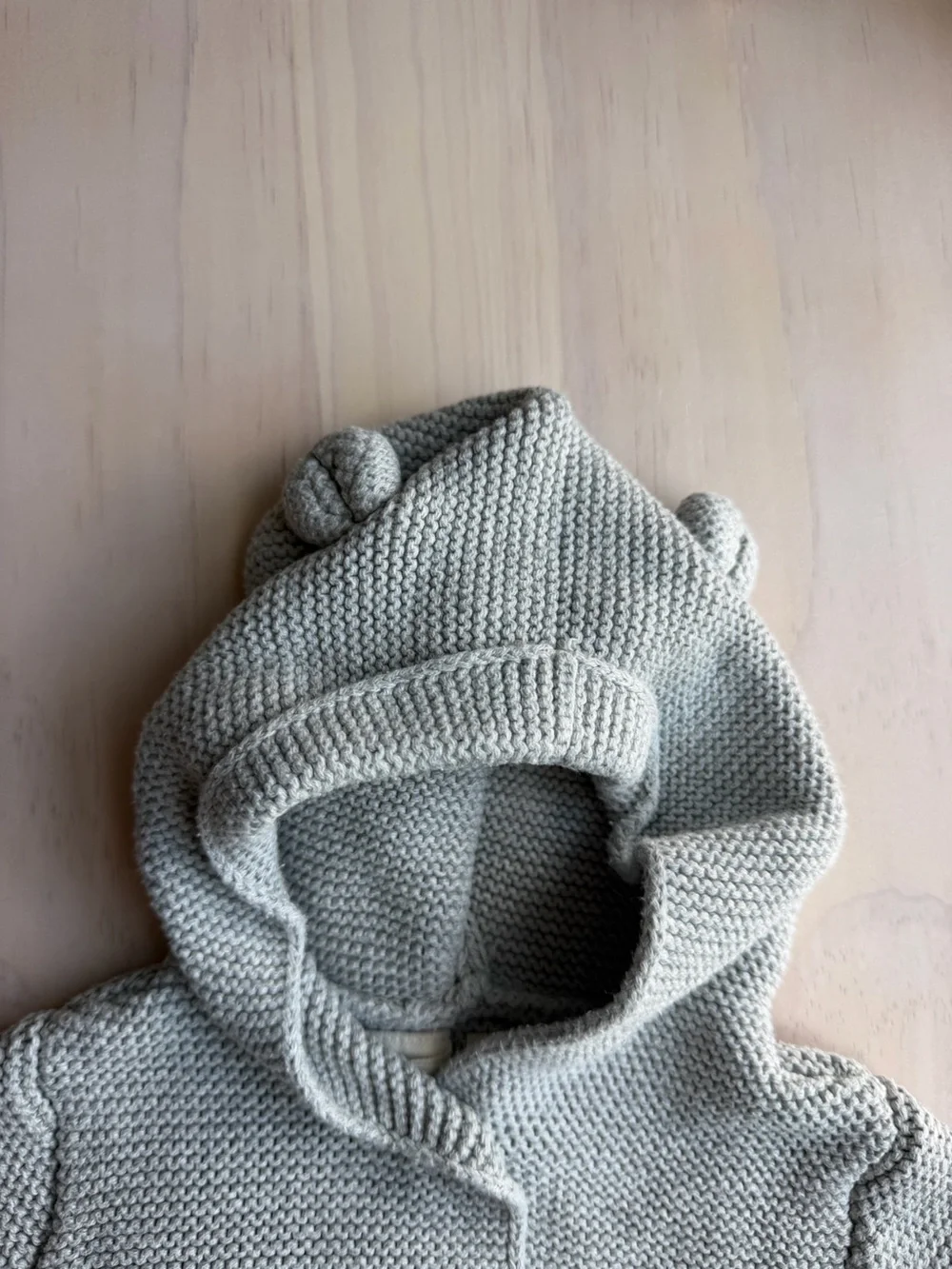 Baby Gap Bear Grey Cardigan